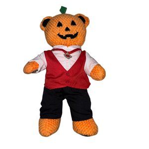 Build A Bear Valentines Heart Bear Red Pink White Stuffed Plush Animal Toy